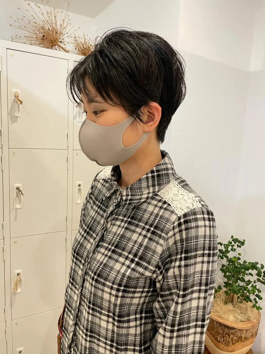 ショート 大迫 江梨のヘアスタイル