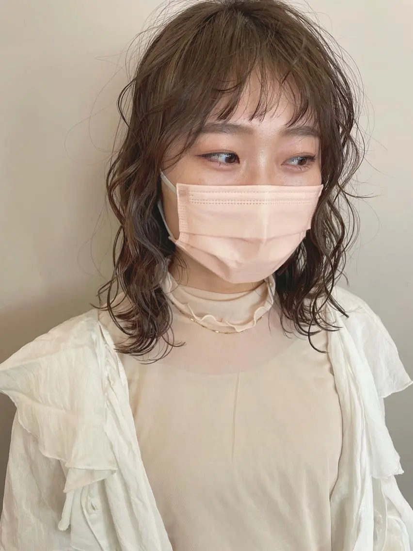 ミディアム カラー カット ヘアカラー トリートメント 関 京磨のヘアスタイル