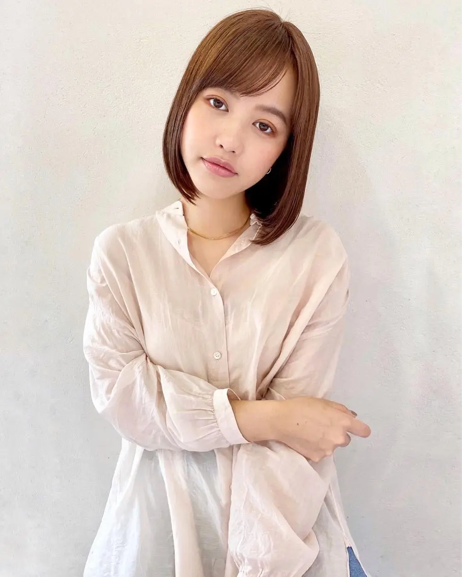 ミディアム 【吉祥寺でボブなら】 オガタソウイ🌿のヘアスタイル