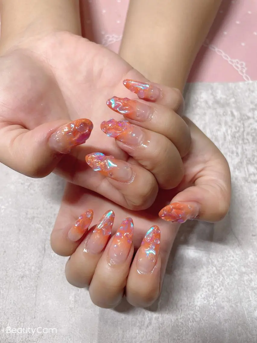 セミロング ネイル 《LB》ラブリエ Nail&eyeのマツエク・マツパデザイン