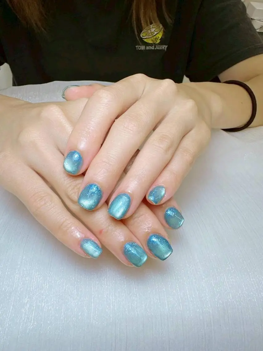 ネイル ジェルネイル マグネットネイル 持ち込み オフィスネイル パラジェル ハンドネイル Mihana Nails.*♡のネイルデザイン