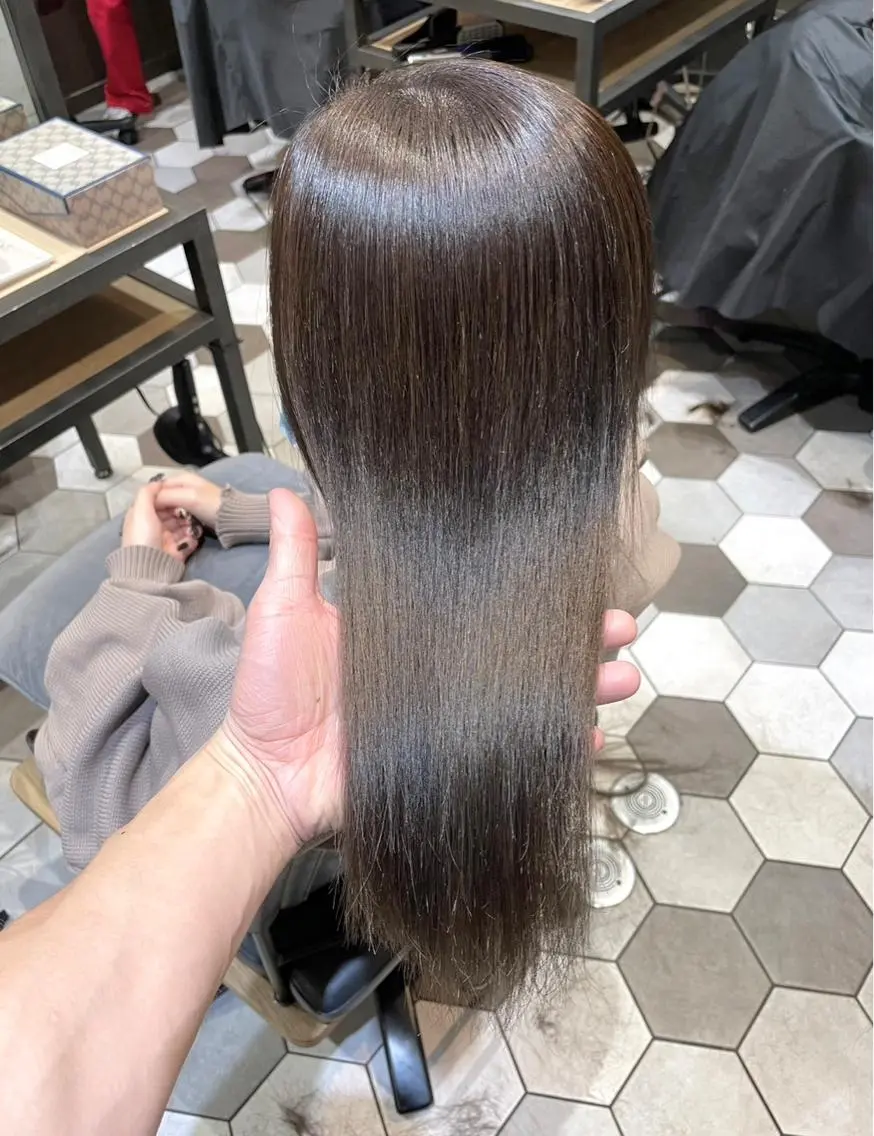 ロング 梅田🫧髪質改善 縮毛矯正🫧村上蒼生のヘアスタイル