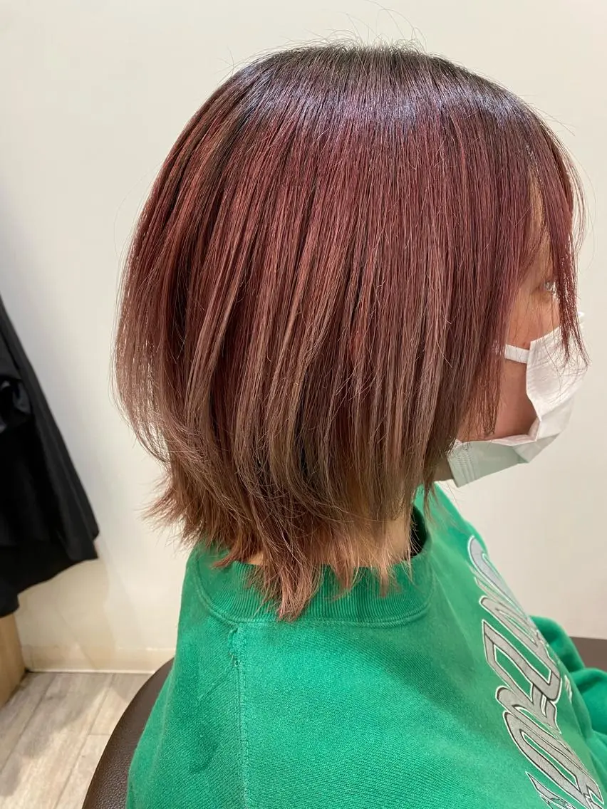 ショート カラー マツモト カラー/ショートボブのヘアスタイル