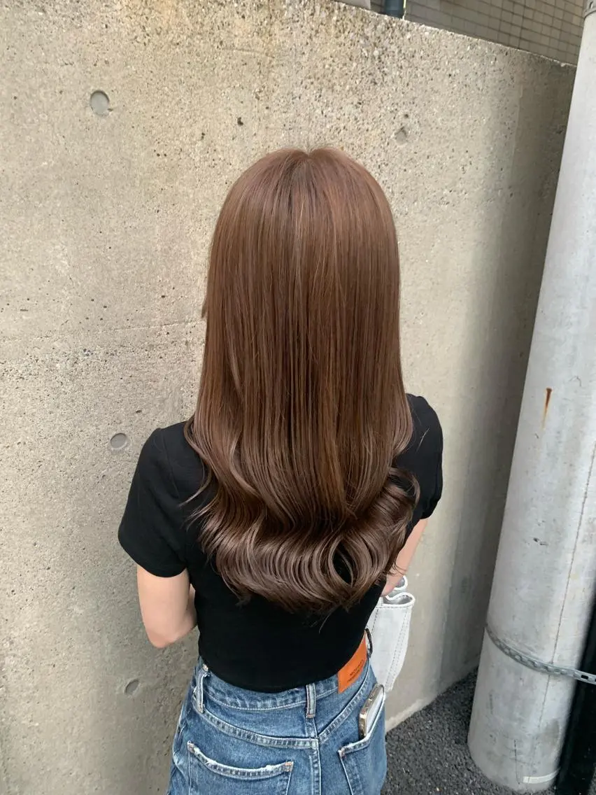 ロング カラー まろやかカラー🤎 みなとまほのヘアスタイル