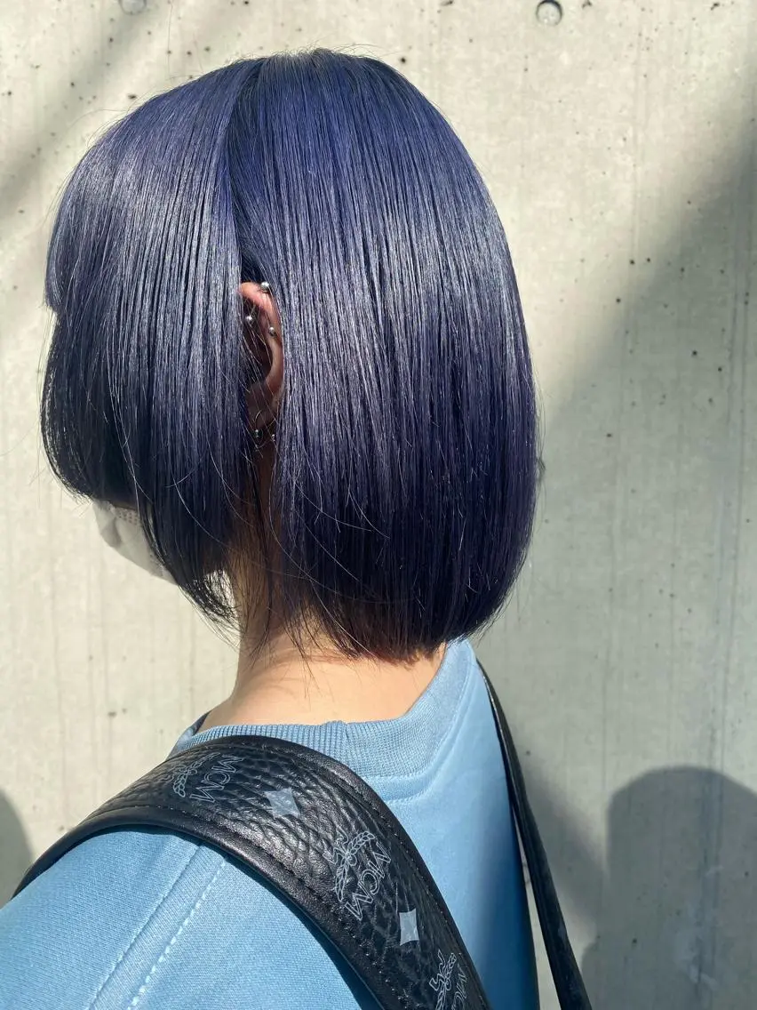 ショート カラー パーマ ヘアアレンジ メンズ アイブロウ MOE /Zina横浜2ndのヘアスタイル
