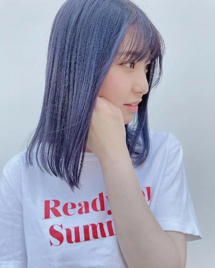 ミディアム ヘアアレンジ カラー ヘアカラー トリートメント GiseL 博多 ジゼル 博多のヘアスタイル