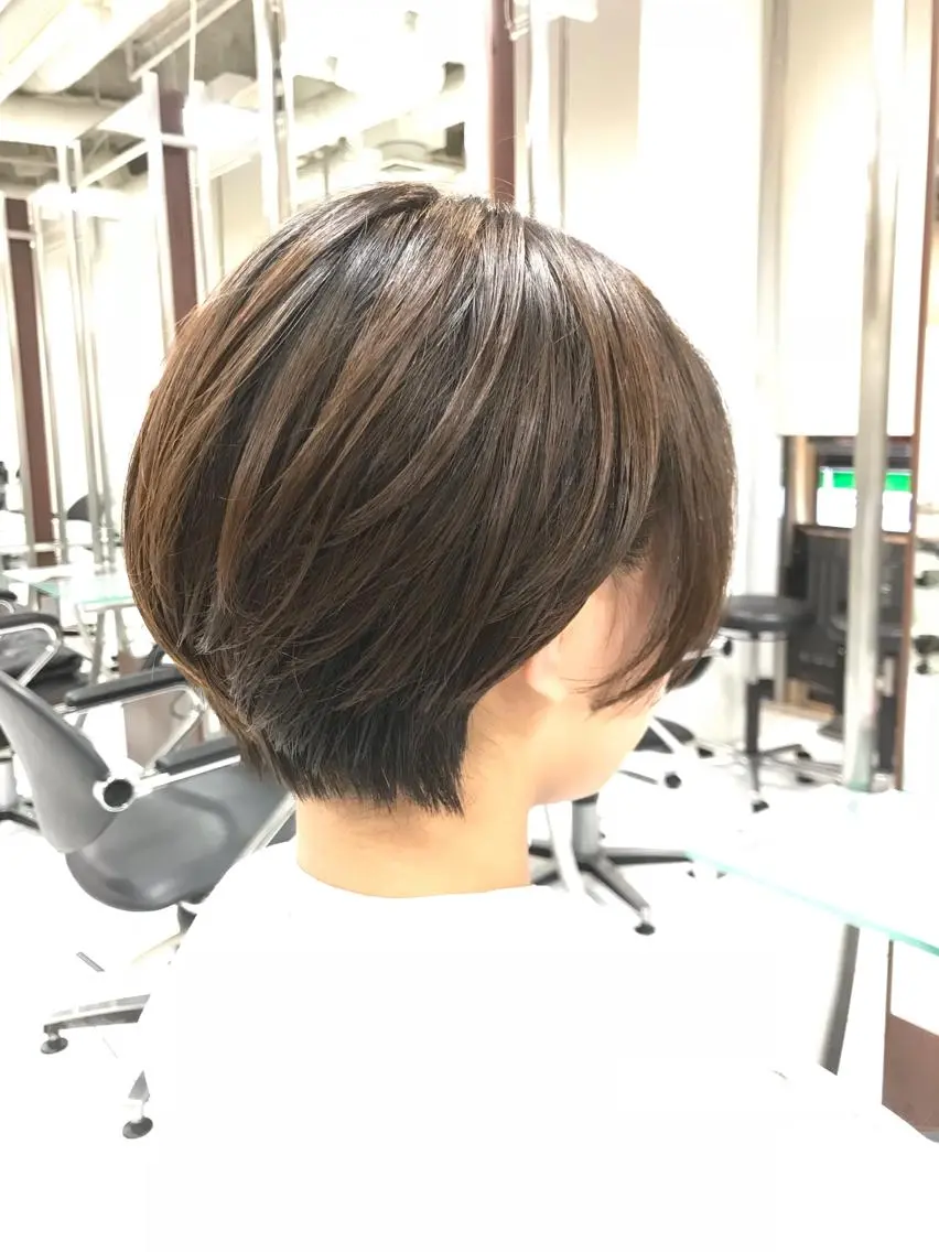 ショート 大石 さやかのヘアスタイル