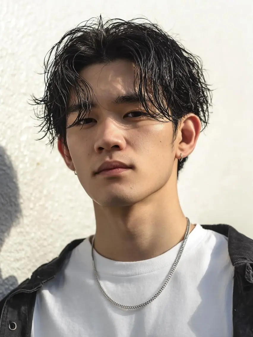 ショート カット パーマ 💫お呼ばれヘア💫 men's✨ともえ✨のヘアスタイル