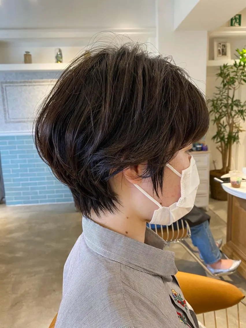 ショート 髪質改善レイヤー/ ボブたんの翔太のヘアスタイル