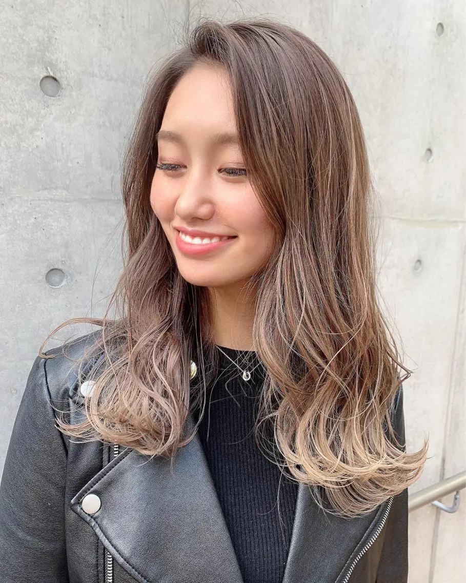 ロング カラー box mico. mutsumiのヘアスタイル