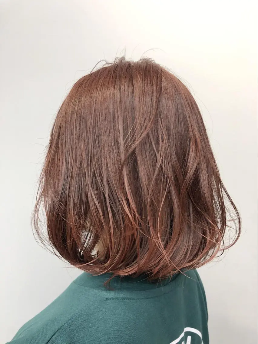 ミディアム カラー ピンクカラー 代表 YUKI ☆のヘアスタイル