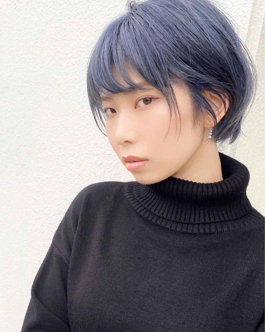 ショート カラー イルミナカラー カット ヘアカラー grand juteのヘアスタイル