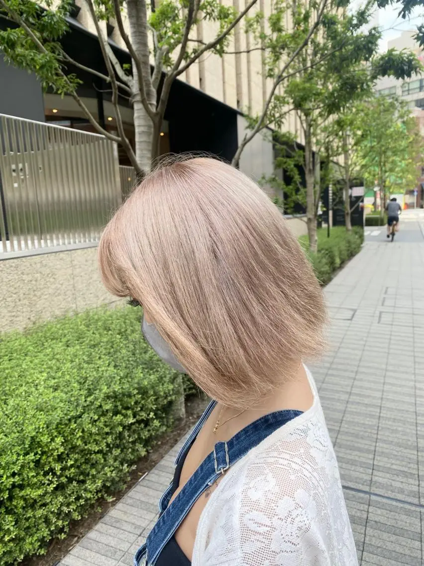 ショート カラー ハイトーン特化サロン 🍑momo🍑のヘアスタイル