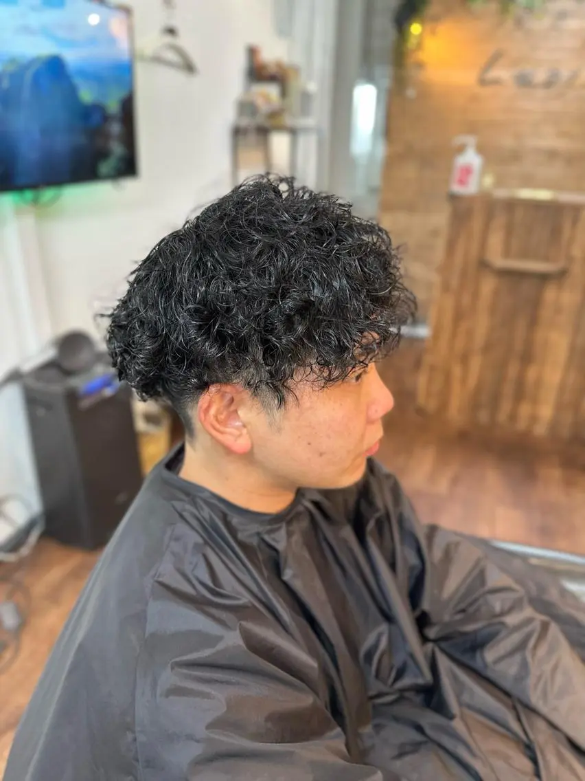 ミディアム パーマ メンズ Luzir⭐︎ GEN⭐︎のヘアスタイル