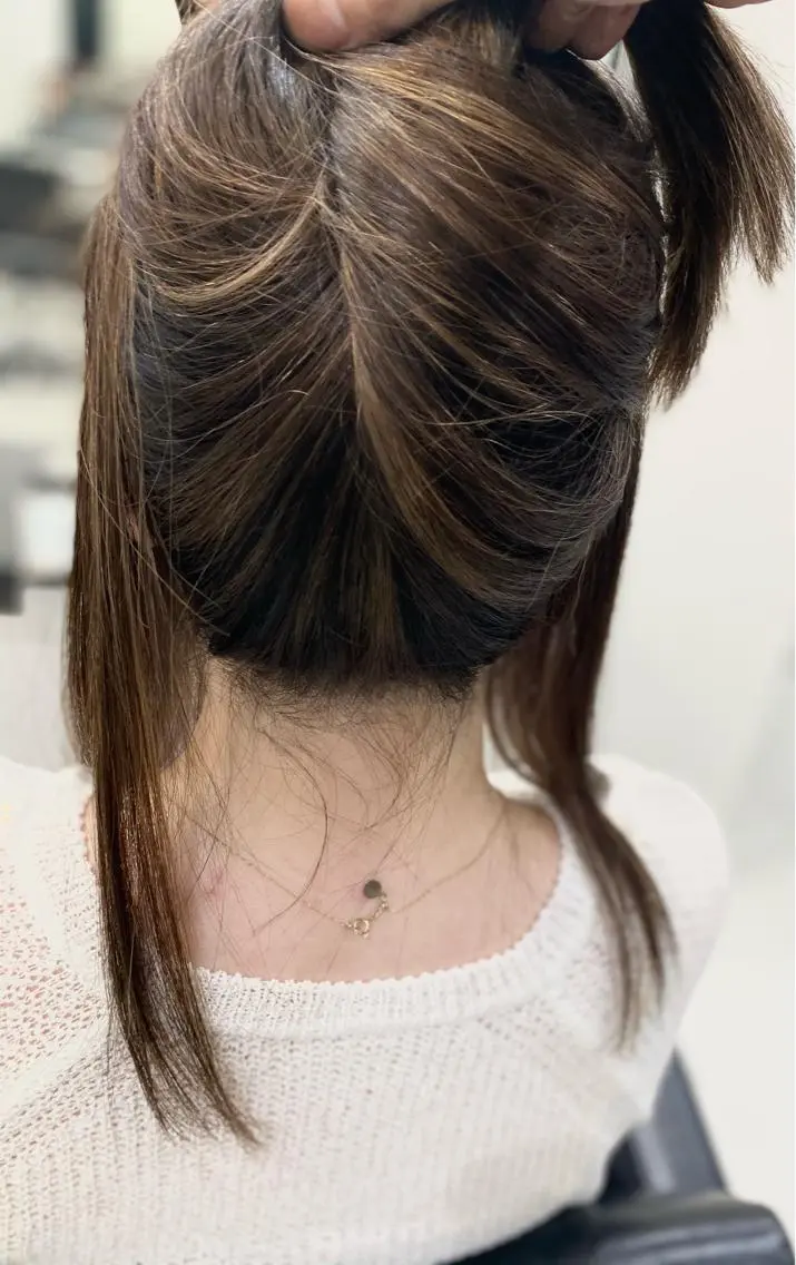 ロング カラー ハイライトカラー ハイライト ヘアカラー トリートメント opus 店長大和 レイヤー/赤み消しのヘアスタイル