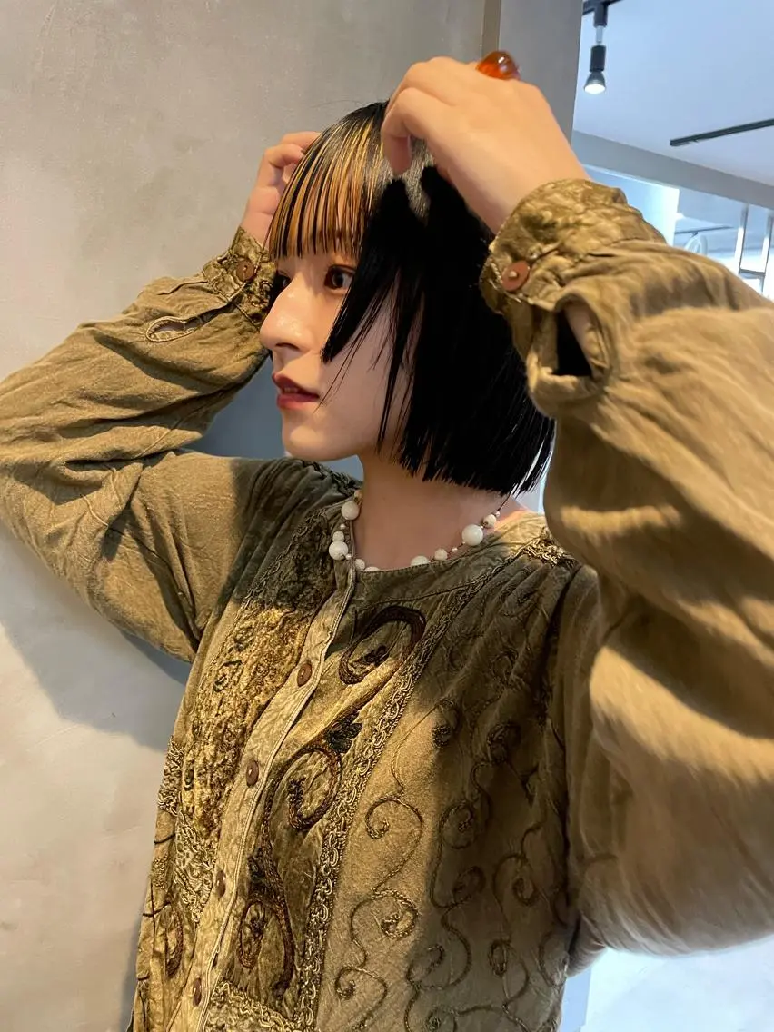 ショート カラー カット ヘアカラー トリートメント 👑ボブはお任せ ミヤノ👑のヘアスタイル