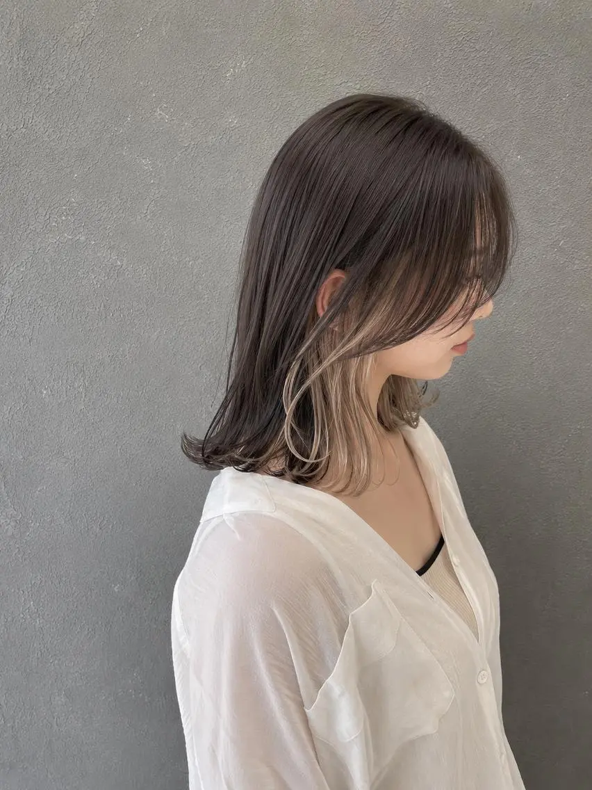セミロング 脇田 麗乃のヘアスタイル