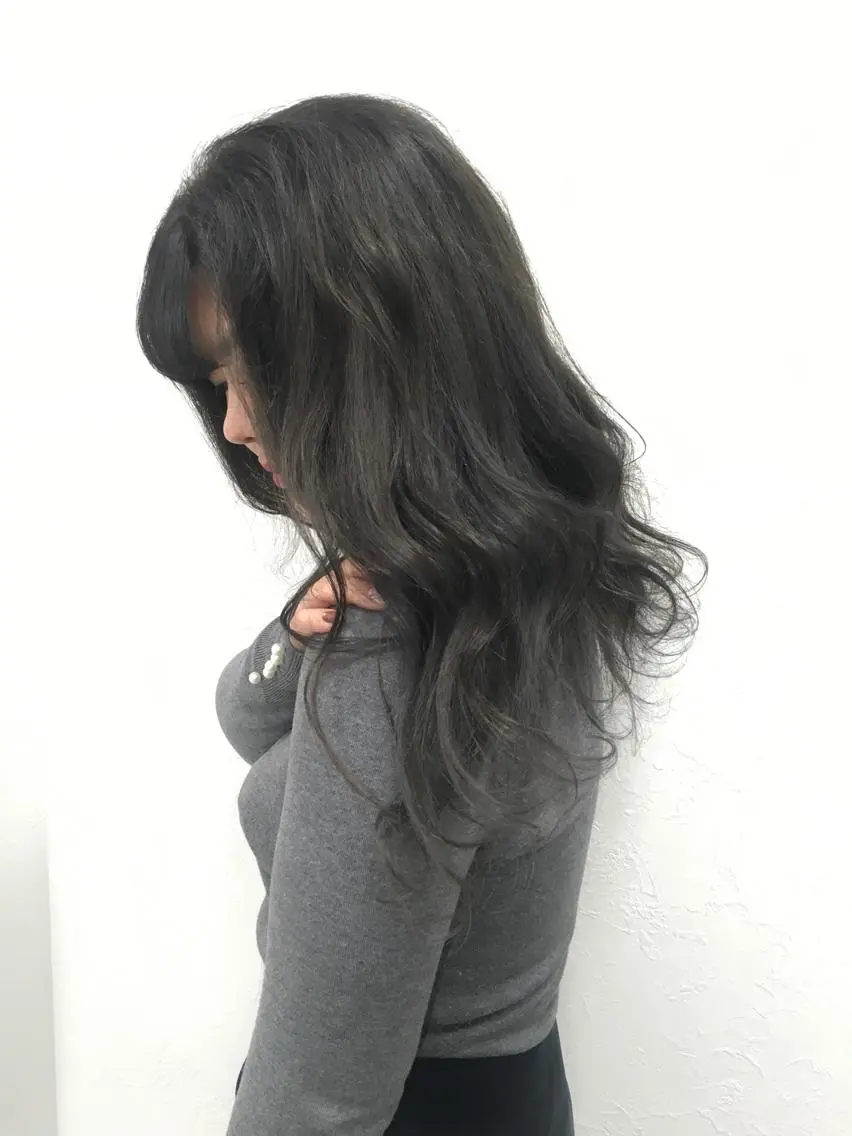 カラー ブルーカラー ヘアカラー 🤍2nd🤍田所 美希のヘアスタイル