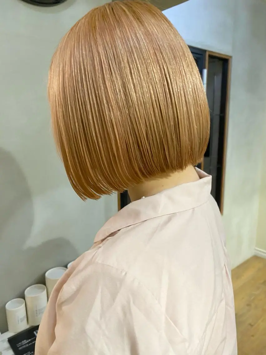 ショート ボブ 齋藤 リクのヘアスタイル