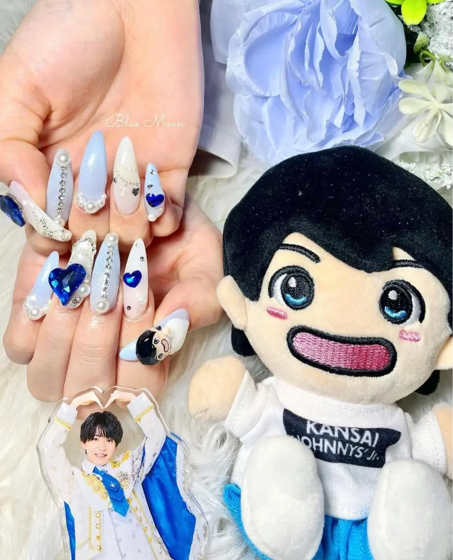 ネイル ハート ハンドネイル フットネイル ハンドケア nail salon Blue Moonのネイルデザイン