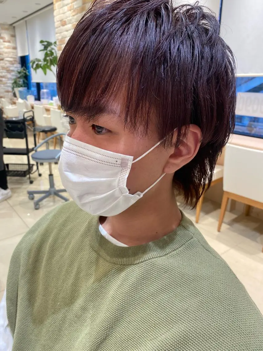 ショート カラー メンズ 🩵波巻き/ツイスパ HARU💎のヘアスタイル