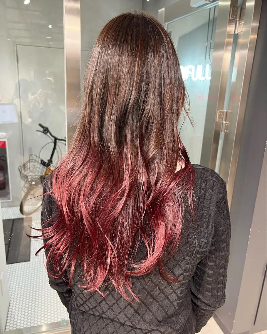 ロング カラー Miku 🇺🇸のヘアスタイル