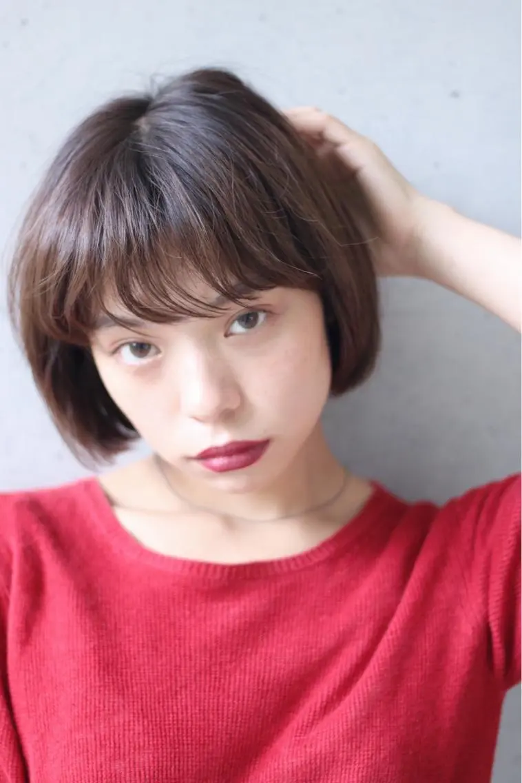 ショート ボブ 似合わせカット トリートメント 鈴木 孝治のヘアスタイル