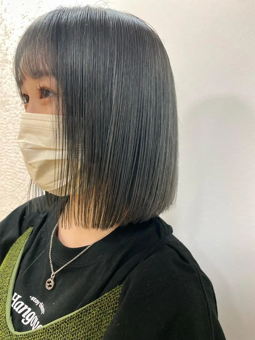 ミディアム カラー カット ヘアカラー トリートメント ヘッドスパ ヘアセット モデル様募集中 /REIRIのヘアスタイル
