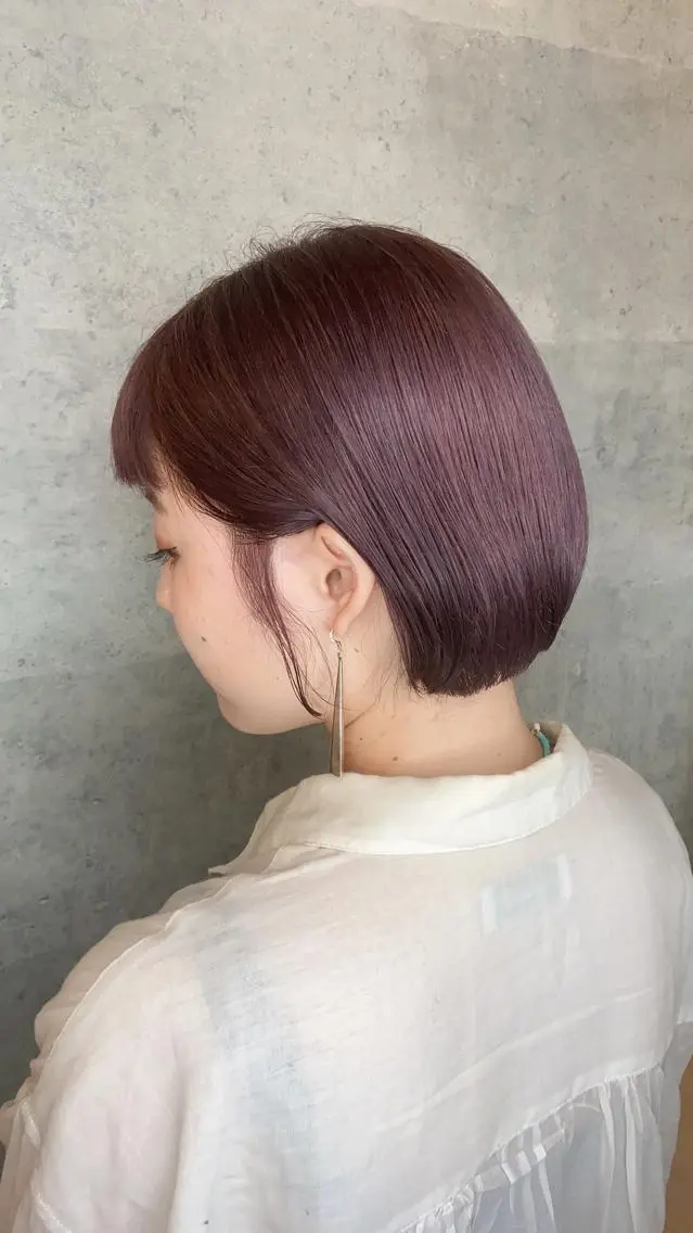 ショート カラー ヘアアレンジ ヘアカラー ✨髪質改善/透明感✨ 西野　陽のヘアスタイル