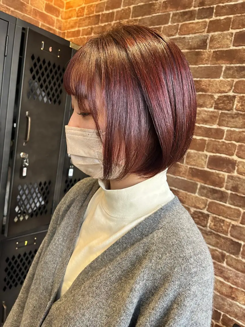 ミディアム カラー パーマ ヘアアレンジ メンズ キッズ ネイル マツエク・マツパ アイブロウ メンズブリーチ メンズハイライト メンズインナーカラー メンズ韓国風 ブリーチ 久木原 ゆりのヘアスタイル