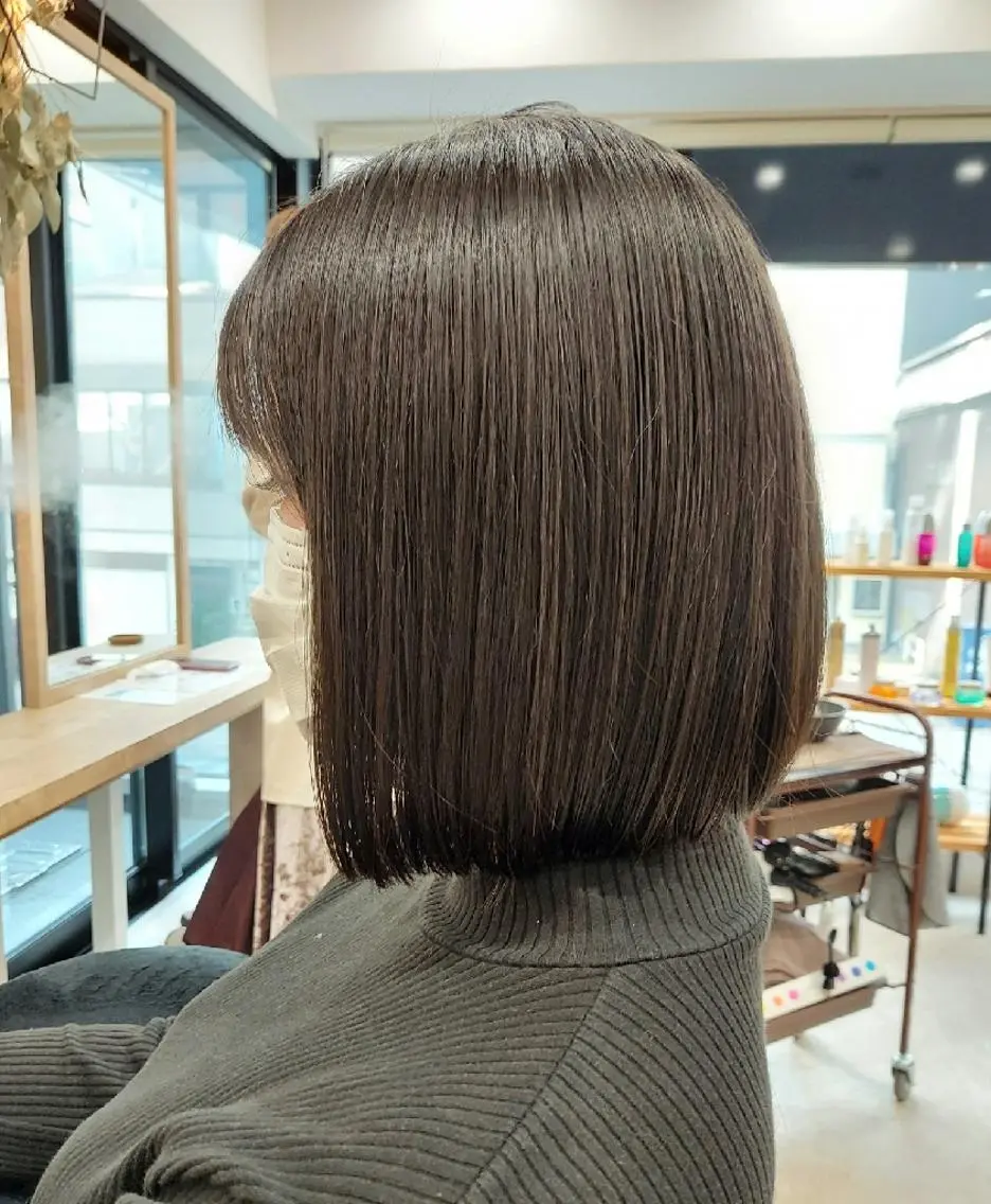 ミディアム ボブ 大橋 弘一のヘアスタイル