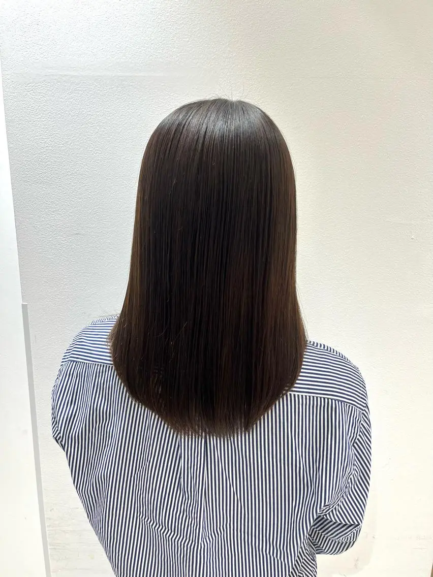 セミロング パーマ 《艶髪質改善》 かのん☽⑅ ˖のヘアスタイル