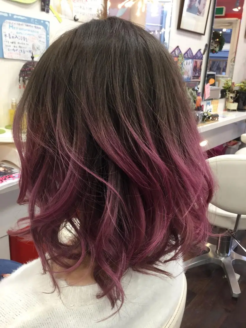ミディアム 名駅★シールエクステ ☆ブリーチ★加藤のヘアスタイル