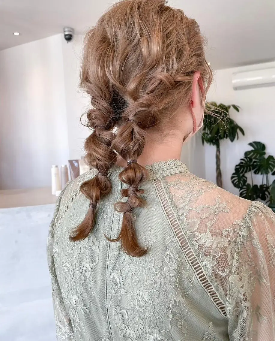 ヘアアレンジ うる艶/ハイトーン 🎀hina🎀のヘアスタイル
