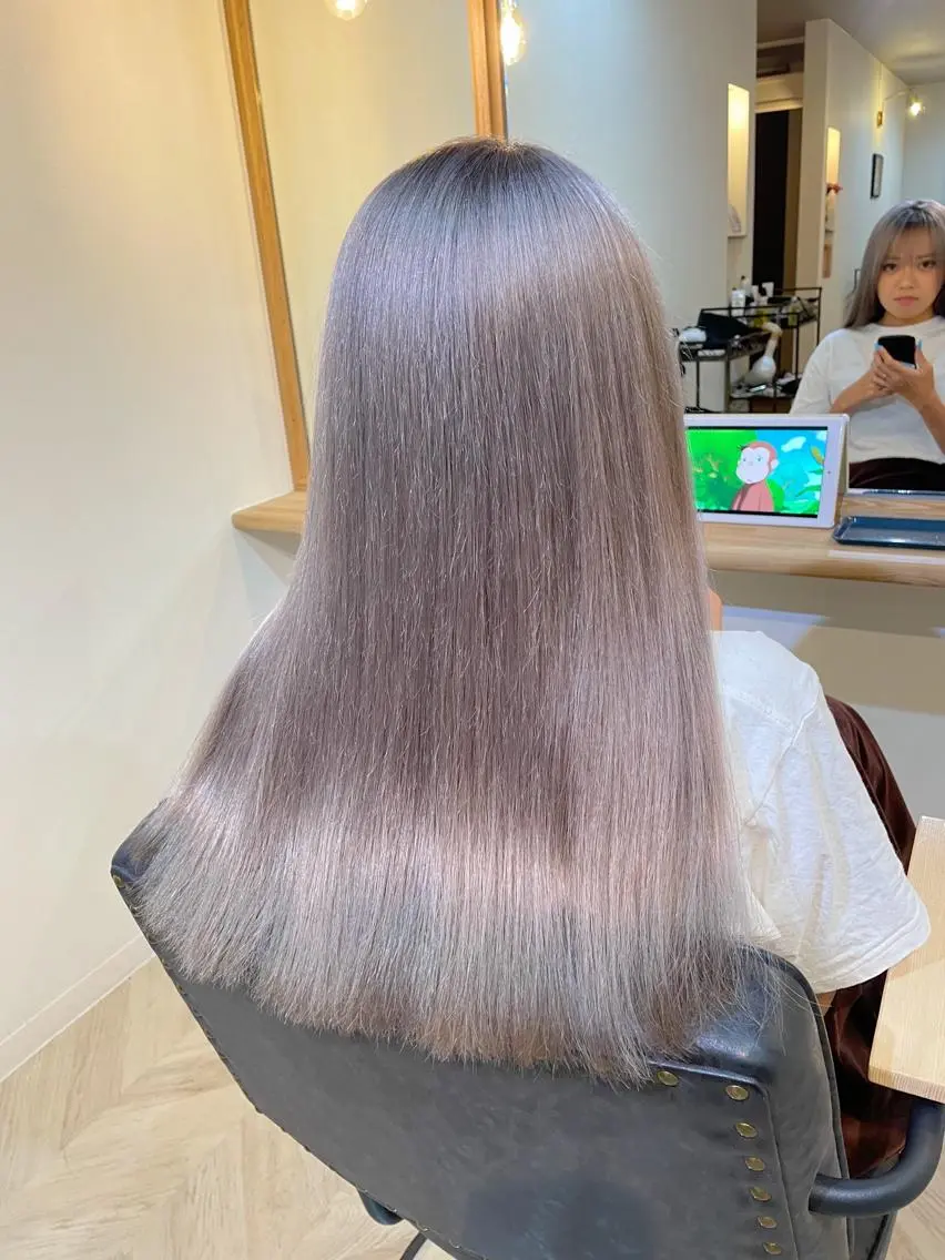 カラー ハイトーンカラー Matsubara asuka  ☪︎のヘアスタイル