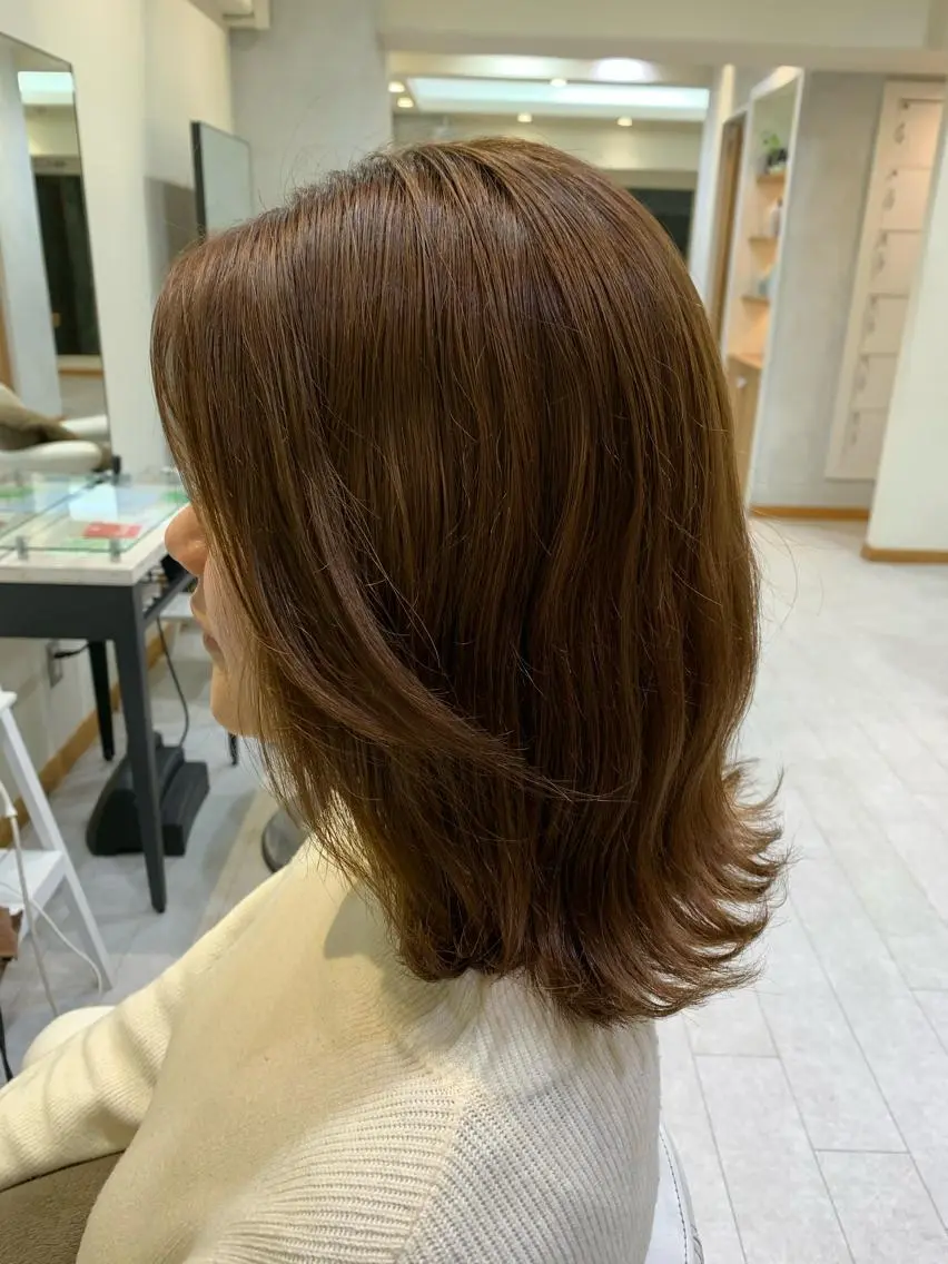 ミディアム カット ヘアカラー トリートメント 大姶良 友輝の眉毛・アイブロウイメージ