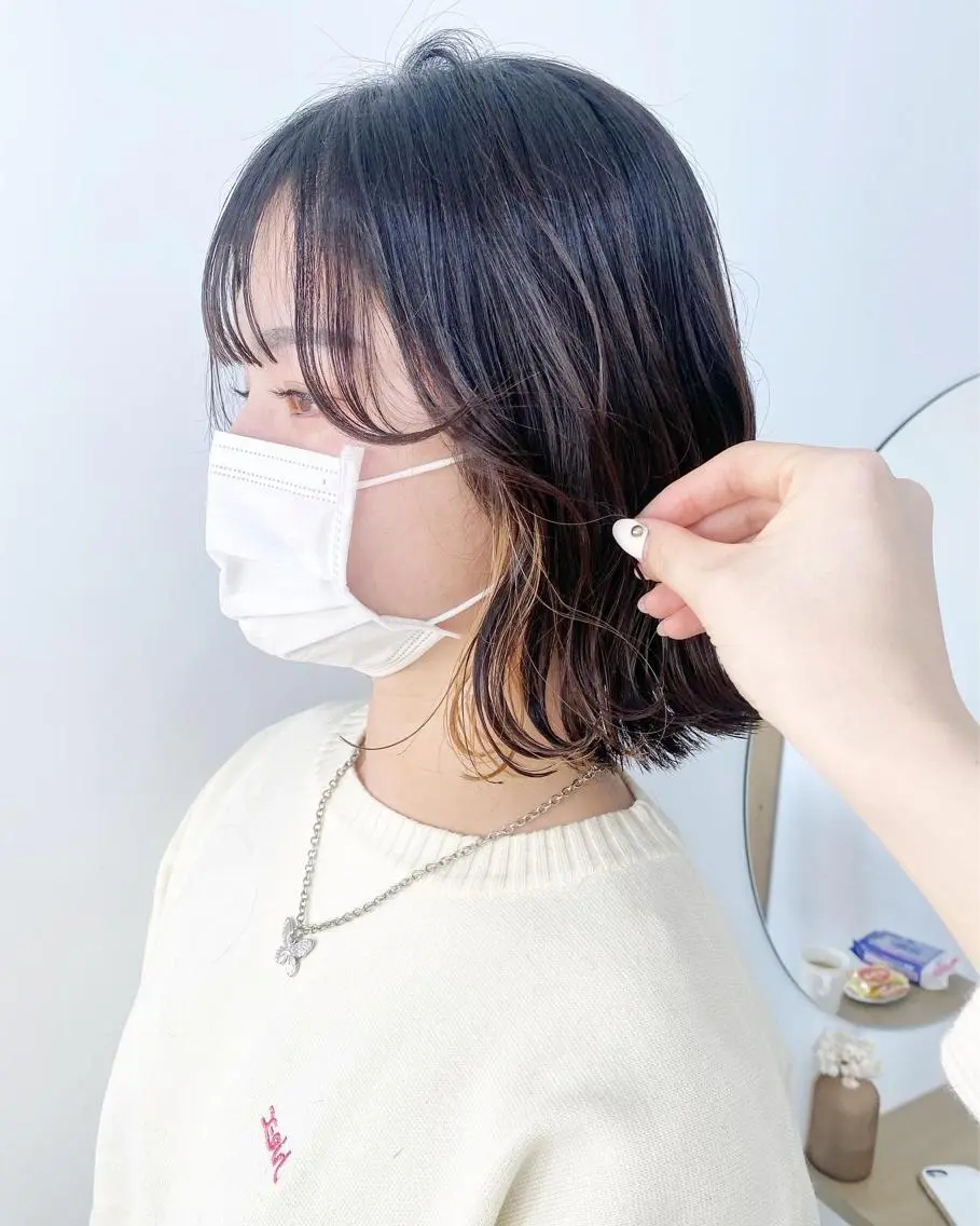ショート カラー ヘアアレンジ ひなの .のその他イメージ