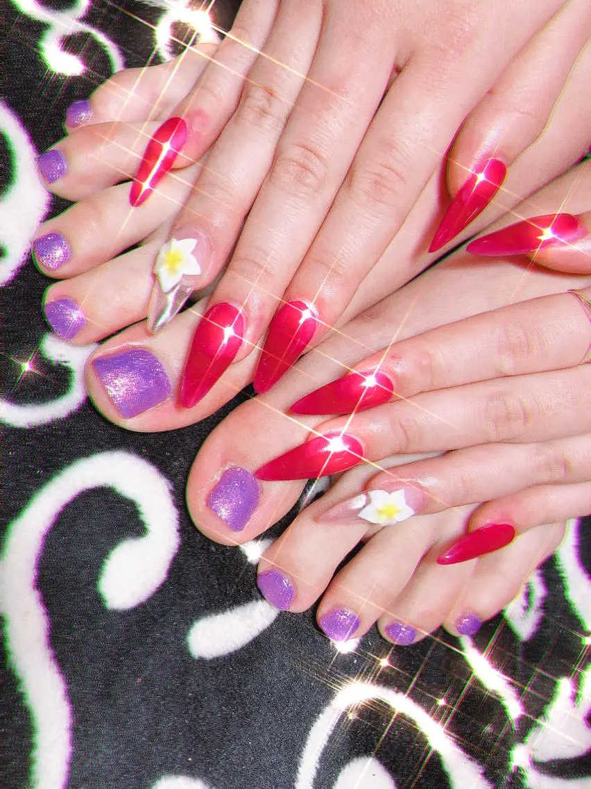 ロング ネイル ハンドネイル 《LB》ラブリエ Nail&eyeのマツエク・マツパデザイン
