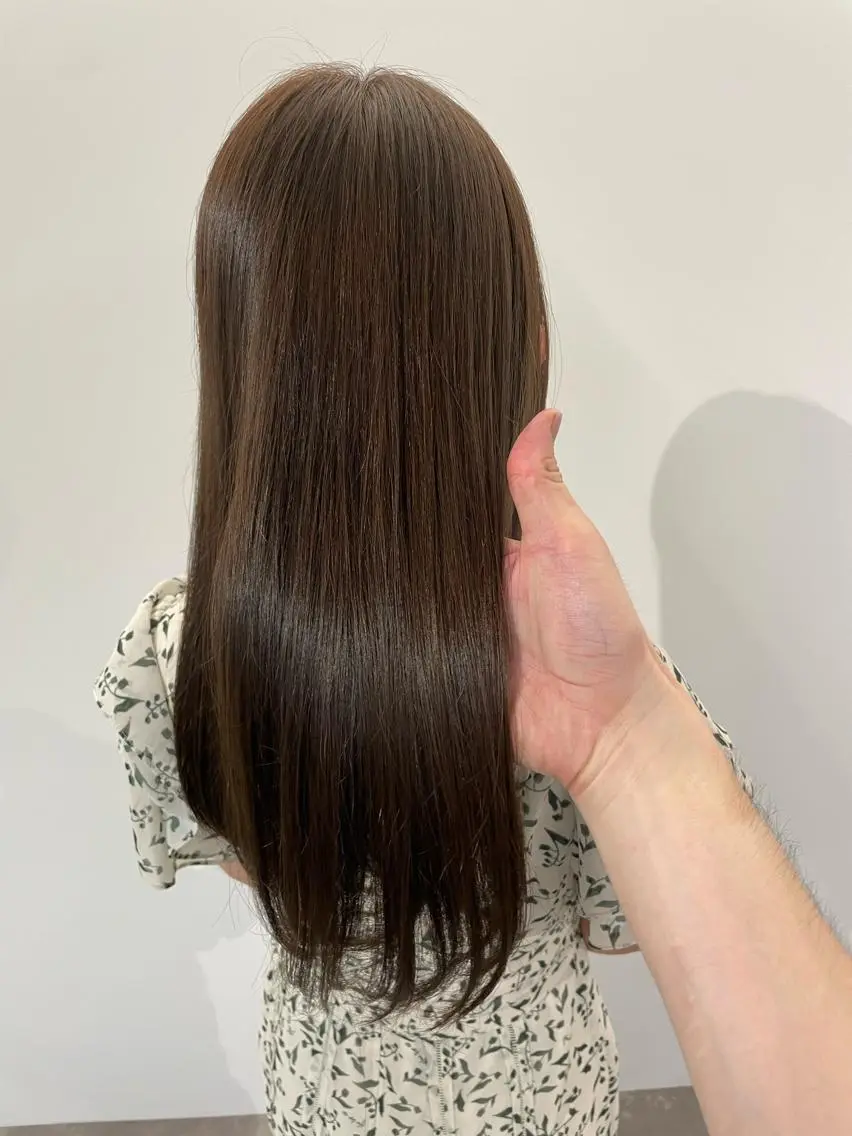ロング カラー カット ヘアカラー トリートメント ish by fan .代表✂️木谷宏夢のヘアスタイル