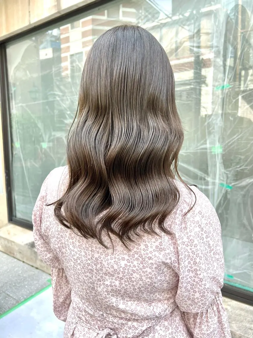 ミディアム カット ヘアカラー トリートメント 高橋 一矢のヘアスタイル