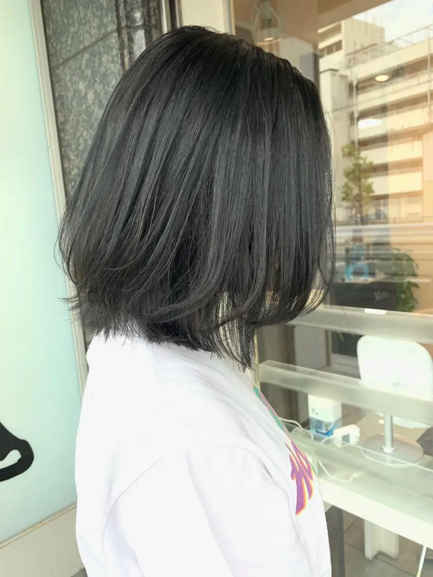 ミディアム ヘアカラー レイヤー/艶髪カラー 森本くるみのヘアスタイル