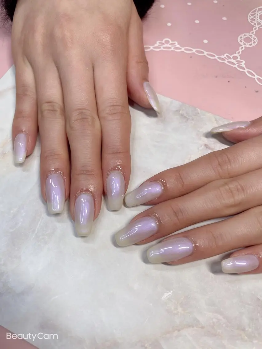 ミディアム ネイル ハンドネイル 《LB》ラブリエ Nail&eyeのマツエク・マツパデザイン