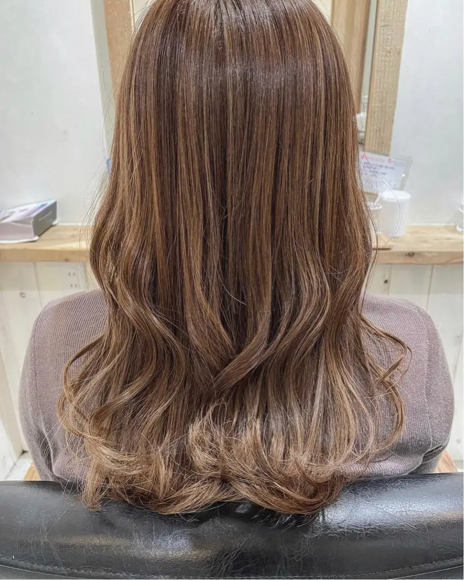 ロング カラー 空きあり💛 miho  大国町のヘアスタイル