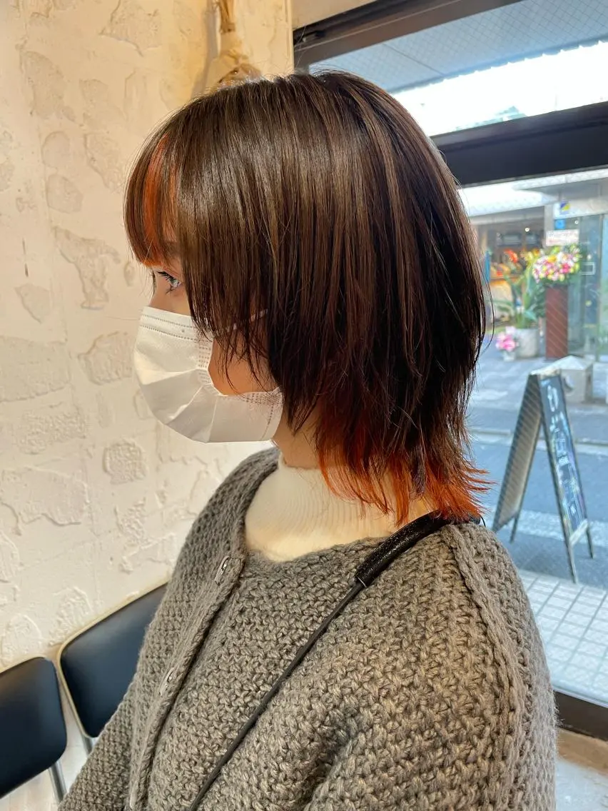 ショート カラー 🌿レイヤーボブ/パ ーマ🌿 木梨健太のヘアスタイル