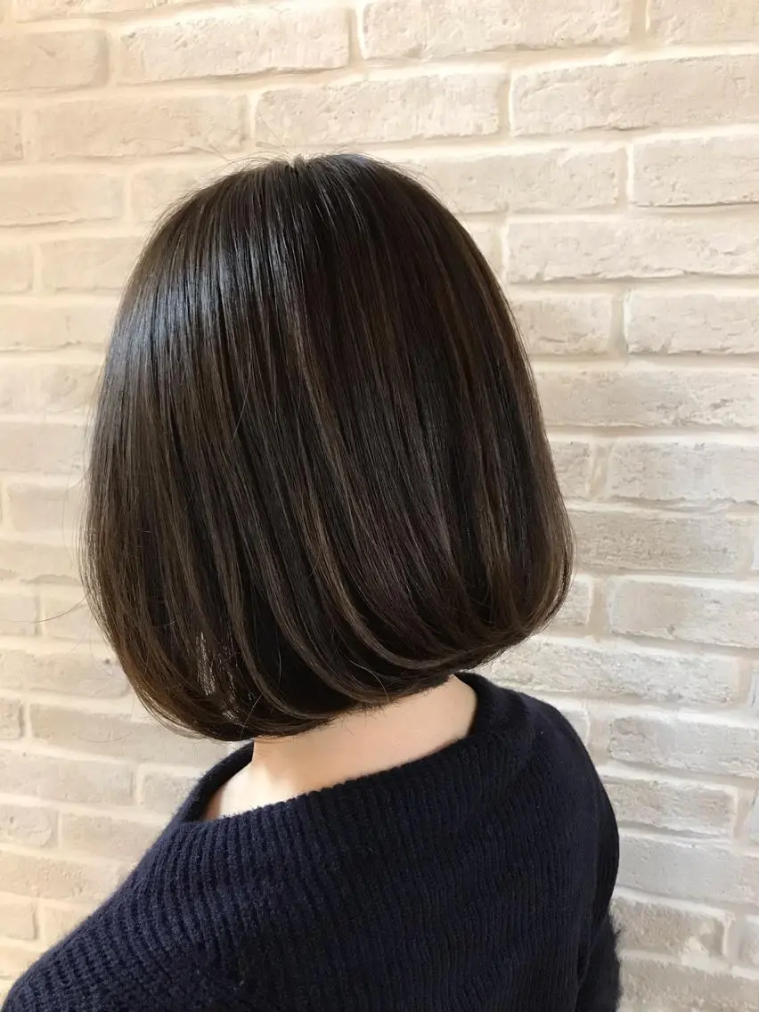 ミディアム カラー ハイライトカラー ハイライト 福田 ジュンキのヘアスタイル