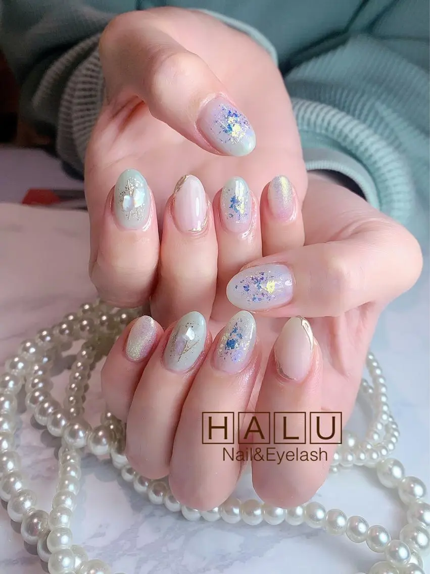 ネイル キラキラネイル HALU ハルのネイルデザイン