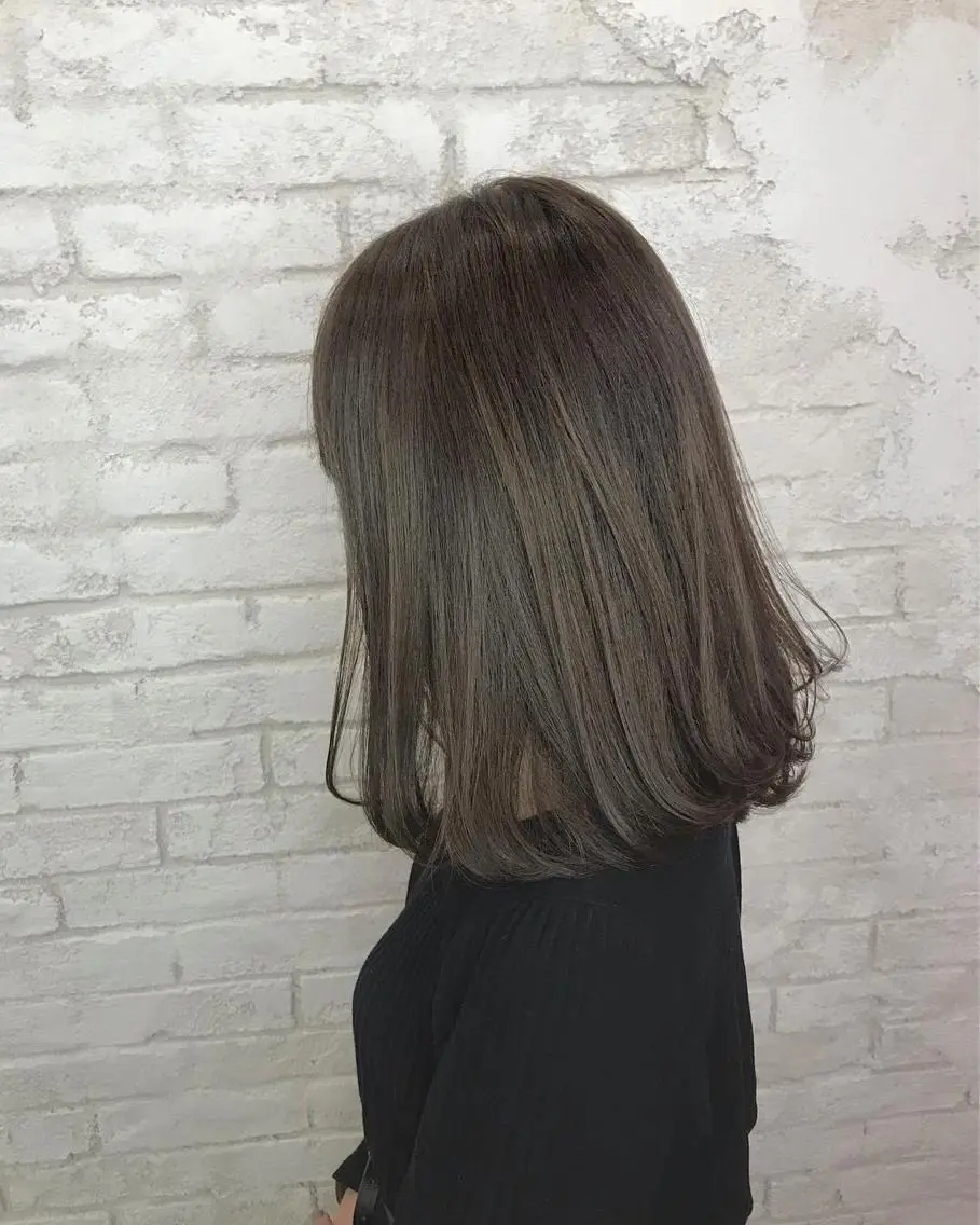 カラー イルミナカラー カット ヘアカラー トリートメント 中原 梨沙のヘアスタイル