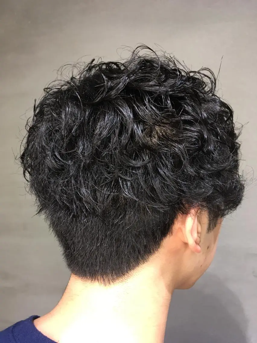 パーマ メンズ メンズパーマ トリートメント くまがい みゆ【edge.】のヘアスタイル