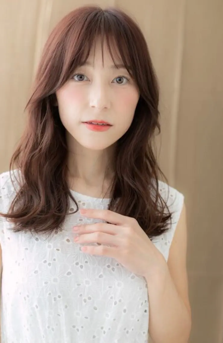 ロング カラー パーマ 似合わせ✨透明感🫧 佐藤優斗のヘアスタイル