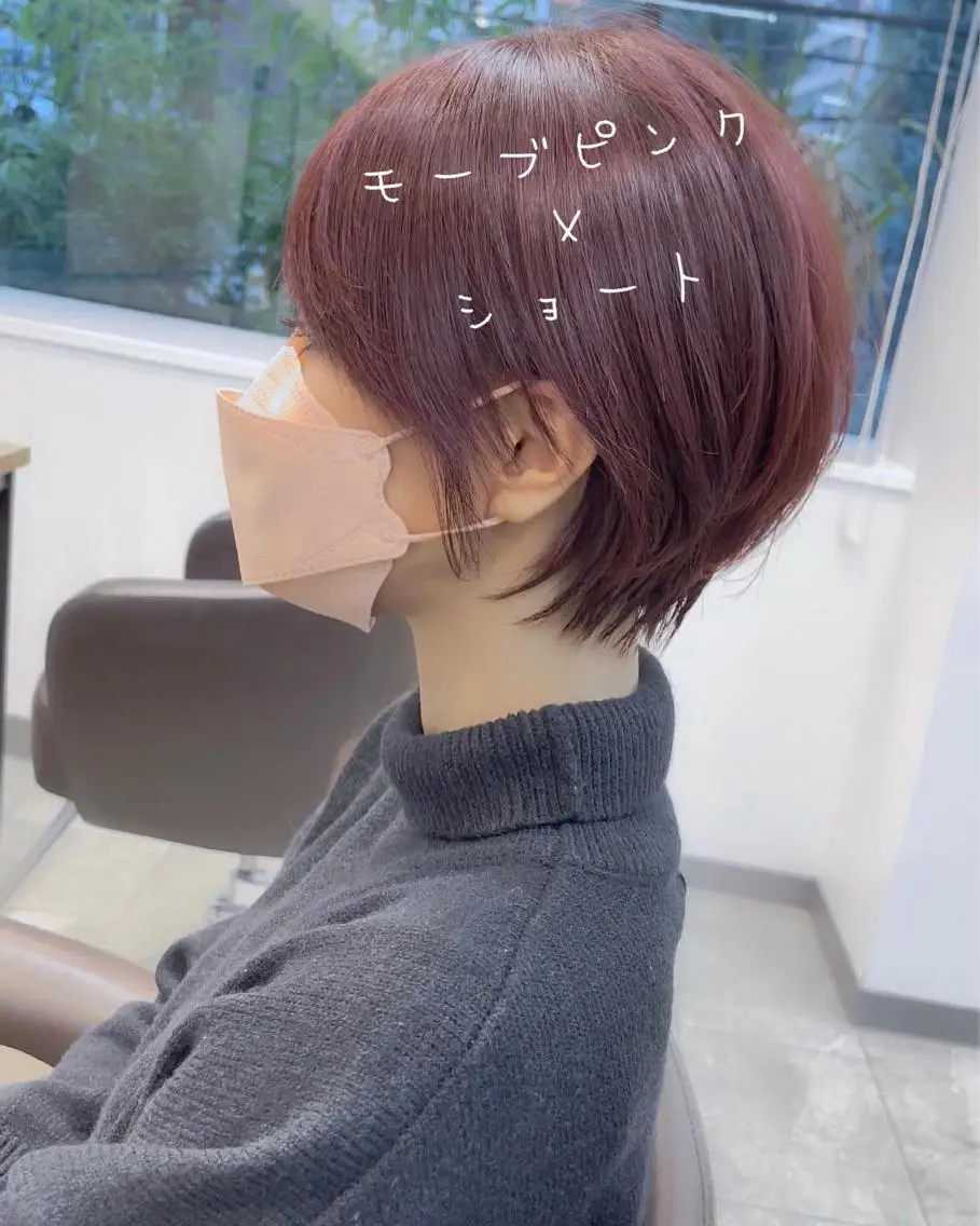 ショート 韓国風レイヤー ショート/犬塚 優介のヘアスタイル